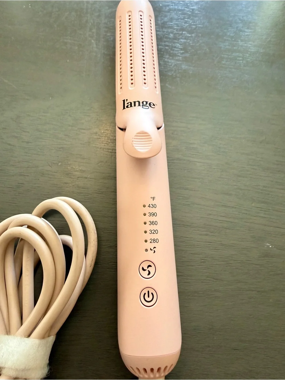 Lange Pink Corded Hair Styling Brush